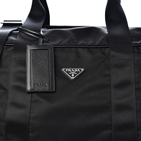 Travel bag Prada Black in Synthetic 